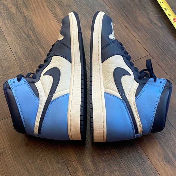 2019 Air Jordan Retro High  OG obsidian  Tops in Blue and Black - Picture 15 of 16